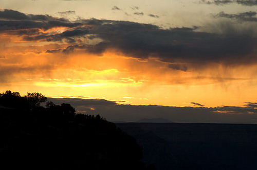 south rim canyon sunset